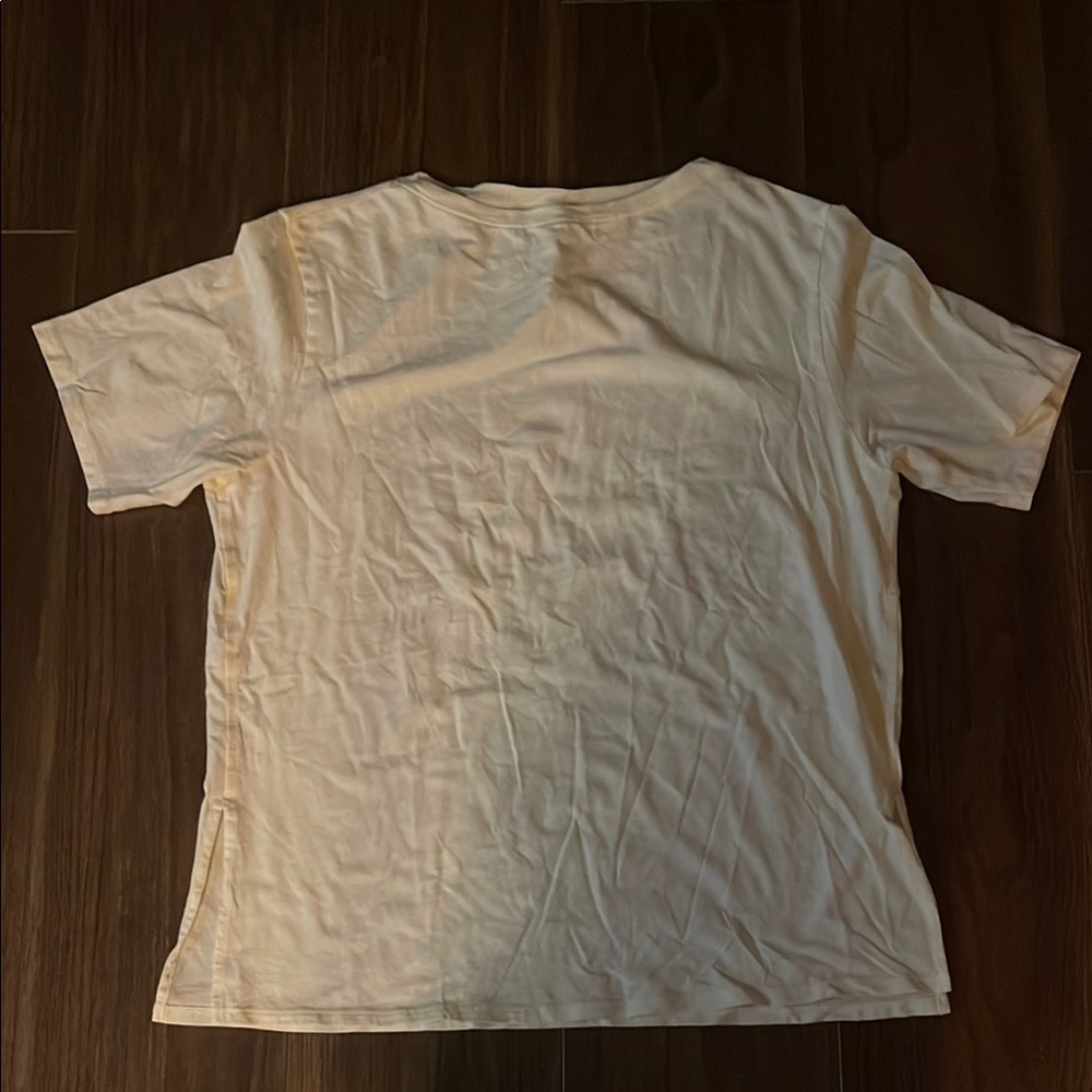 Lululemon Light Yellow Short Sleeve Tee